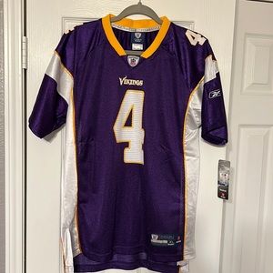 NFL Reebok On Field Performance VIKINGS #4 Favre Youth XL Jersey